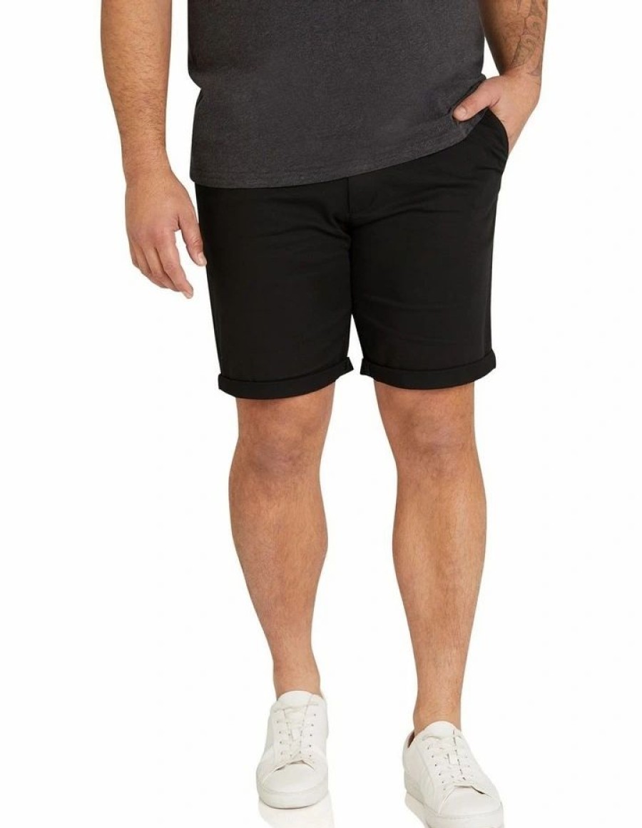 Clothing * | Johnny Bigg Best Quality Charlie Canvas Short In Black