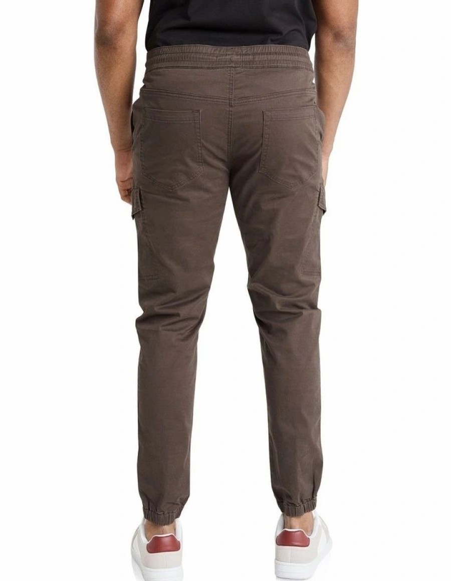 Clothing * | Johnny Bigg Typical Style Devon Cargo Cuff Jogger Pant In Khaki