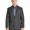 Suiting & Occasionwear * | Johnny Bigg Less Expensive Matteo Textured Stretch 2 Buttons Suit Jacket Charcoal