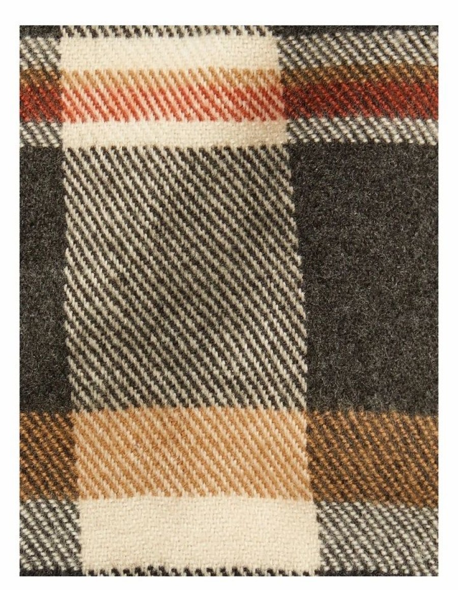 Accessories * | Johnny Bigg New Threads Check Woven Scarf In Camel