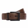 Accessories * | Johnny Bigg Bestsellers Stretch Reversible Prong Belt Chocolate - Black