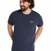 Clothing * | Johnny Bigg Clearance Global Denim Crew Neck Tee In Navy