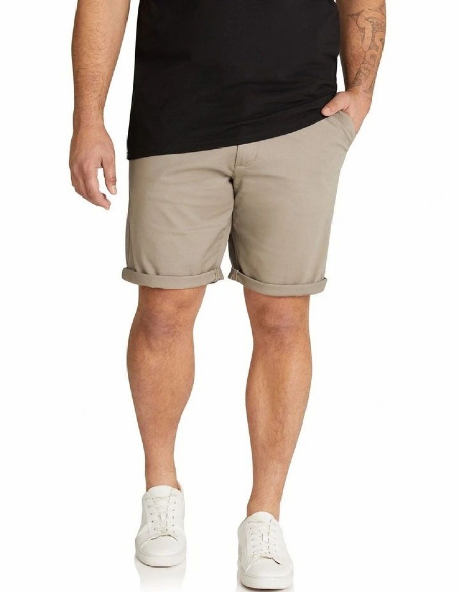 Clothing * | Johnny Bigg Cheaper The Charlie Canvas Shorts In Brindle Fawn