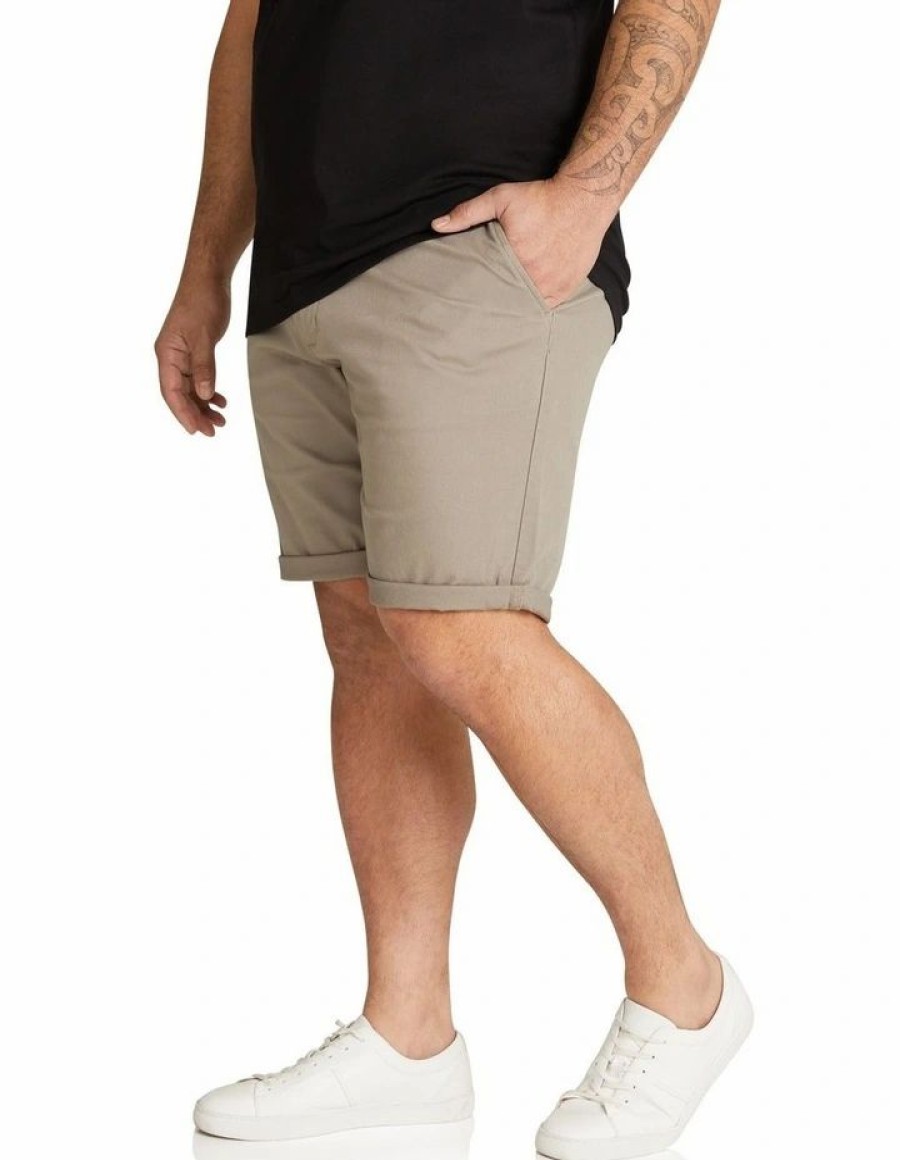 Clothing * | Johnny Bigg Cheaper The Charlie Canvas Shorts In Brindle Fawn