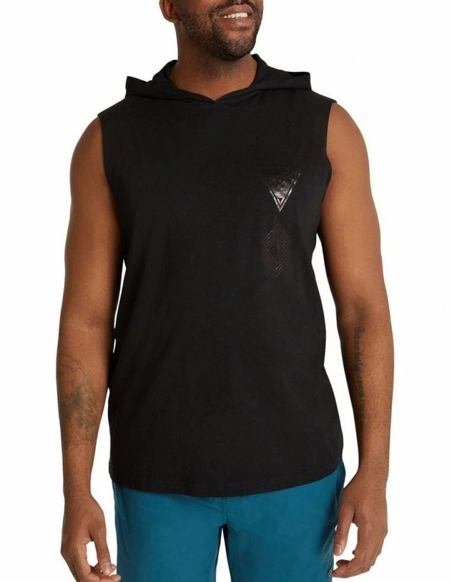 Clothing * | Johnny Bigg Classical Universe Hooded Muscle Tee In Black