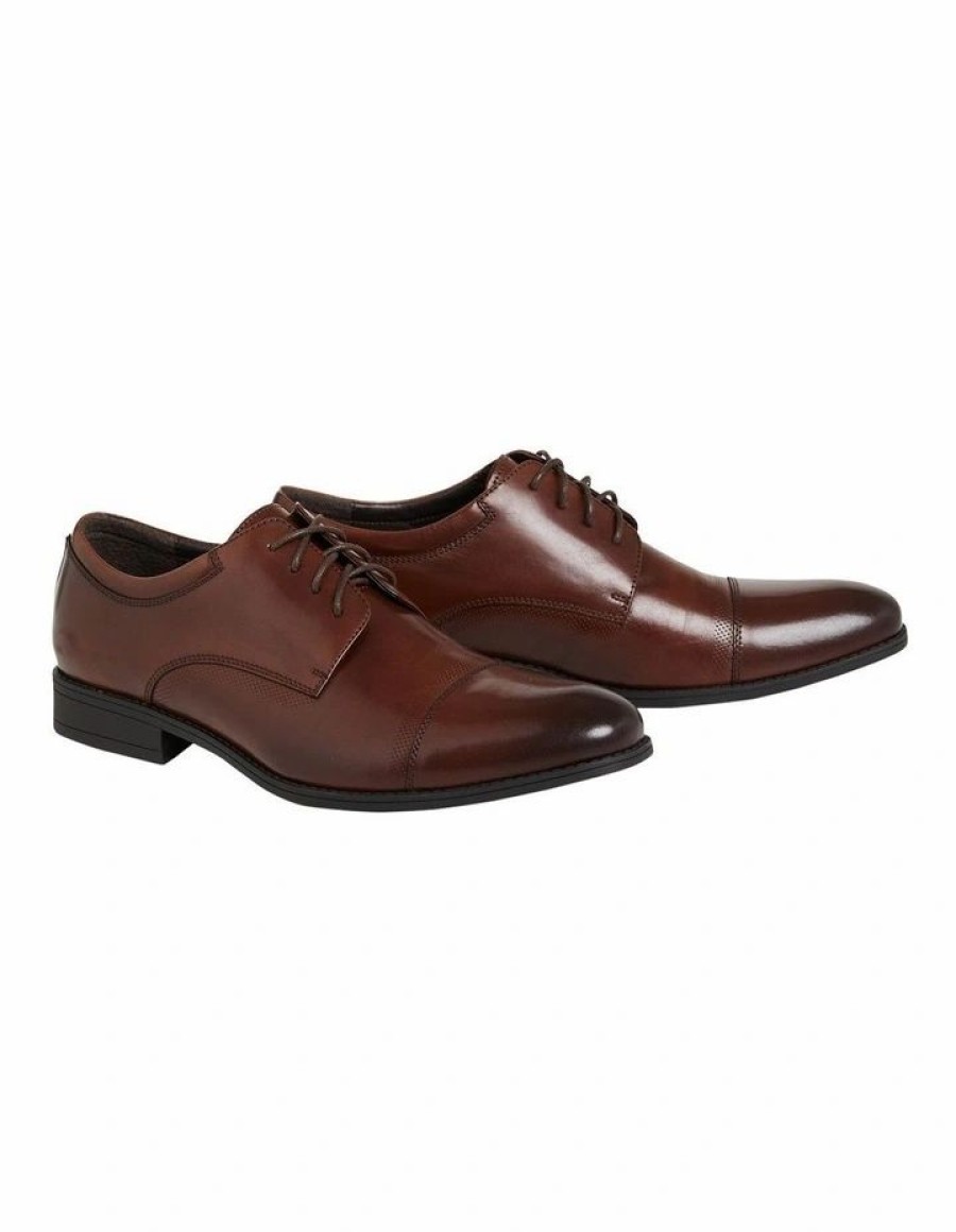 Shoes * | Johnny Bigg Official Kirton Leather Dress Shoe In Cognac