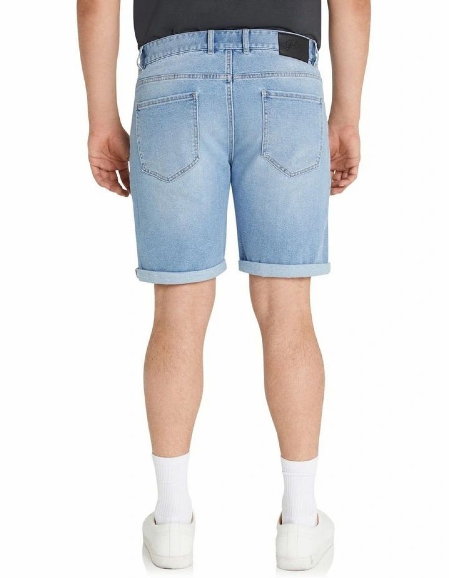 Clothing * | Johnny Bigg New Axel Stretch Denim Short In Blue