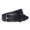 Accessories * | Johnny Bigg Premium Kleid Textured Prong Belt Black