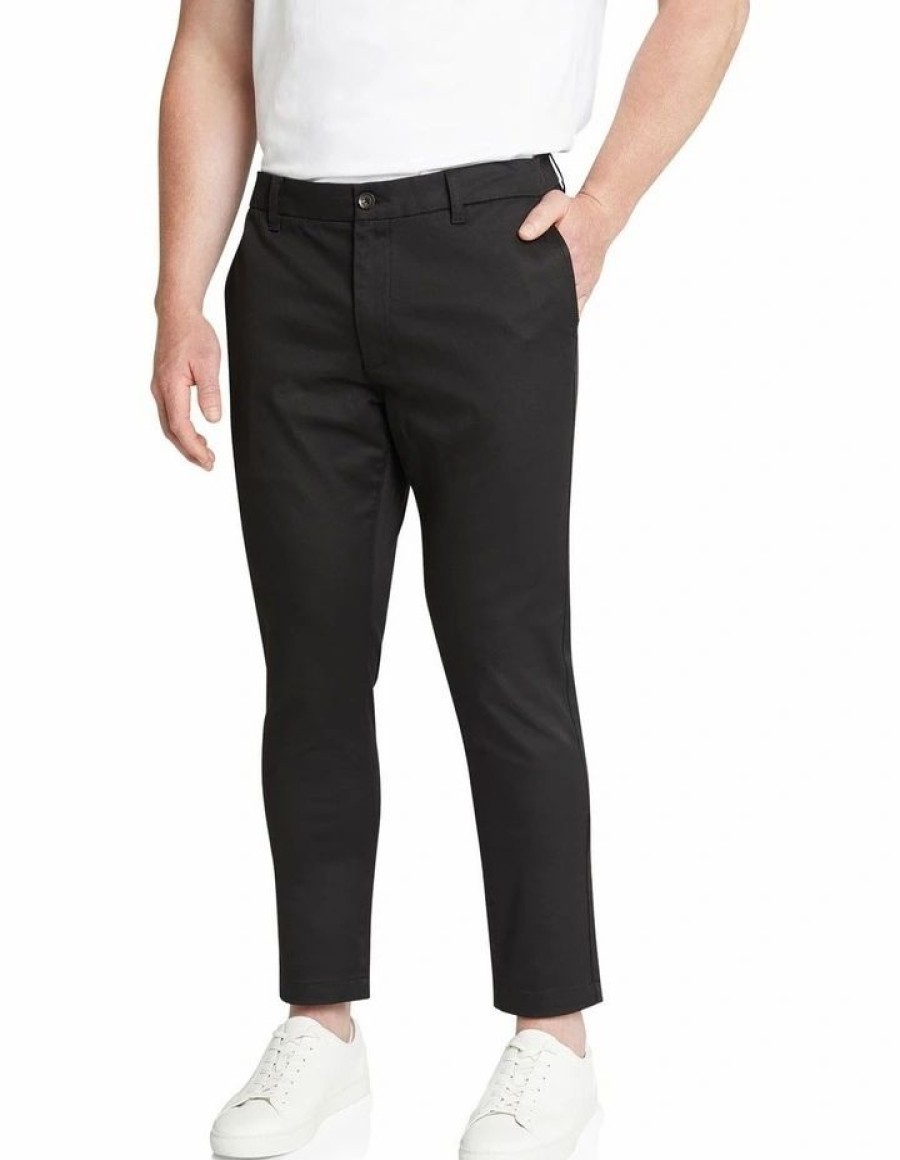 Clothing * | Johnny Bigg Clearance The Ledger Stretch Chino Black