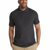 Clothing * | Johnny Bigg Classical Page Rib Polo In Black