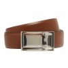 Accessories * | Johnny Bigg Official Kosta Reversible Plate Belt In Brown Tan