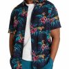 Big & Tall * | Johnny Bigg Official Jungle Print Viscose Shirt In Multi Assorted