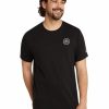 Clothing * | Johnny Bigg Clearance Cross Back Longline Crew Neck Tee In Black