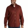 Big & Tall * | Johnny Bigg Bestsellers Anders Linen Shirt In Wine