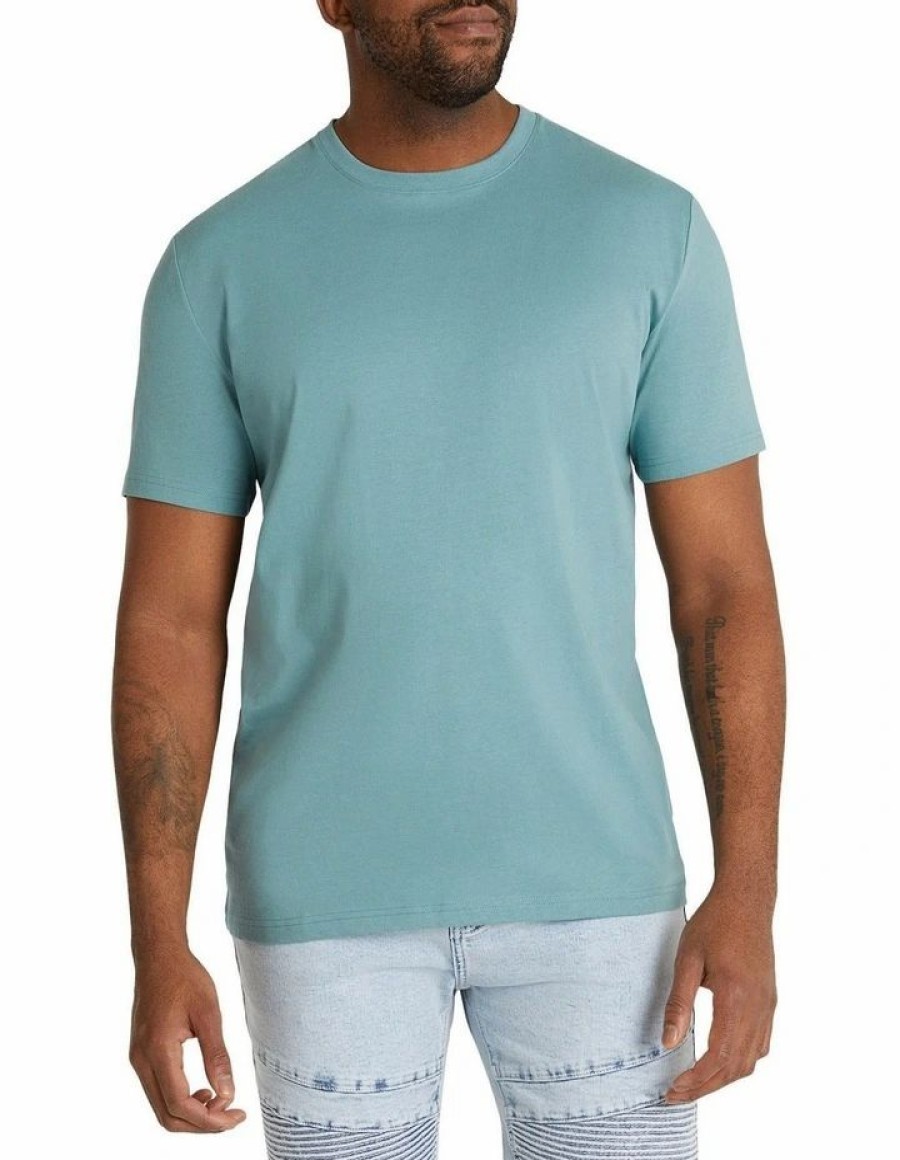 Clothing * | Johnny Bigg Original Essential Crew Neck Tee In Fern Green