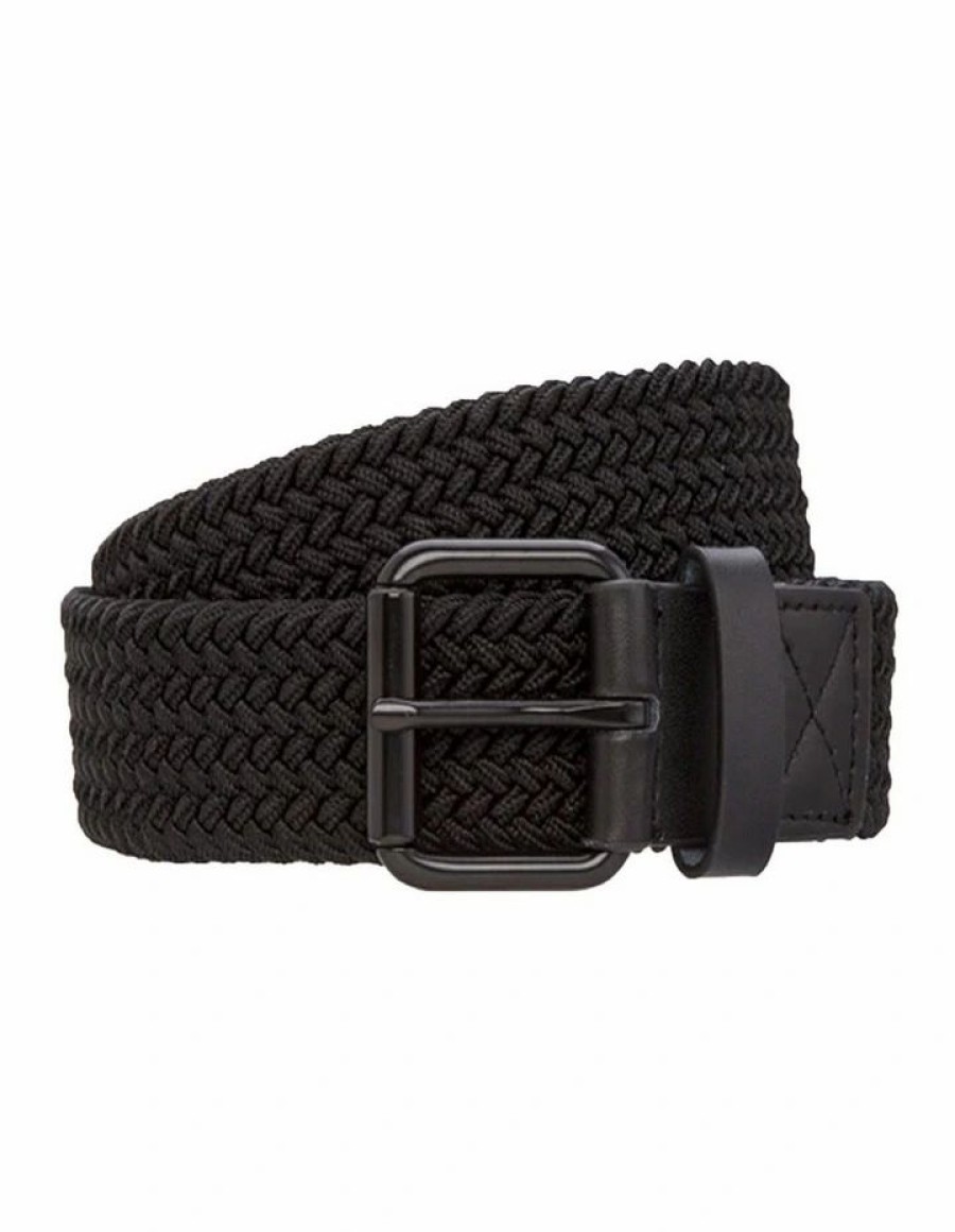 Accessories * | Johnny Bigg Premium Mandalay Stretch Belt Black