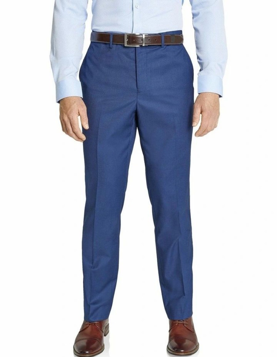 Suiting & Occasionwear * | Johnny Bigg Less Expensive The Diego Stretch Elastic Dress Pant Royal Blue