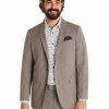 Suiting & Occasionwear * | Johnny Bigg Cheap Rossi Textured Stretch Suit Jacket In Mocha