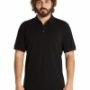 Clothing * | Johnny Bigg Clearance Plain Pique Polo Black