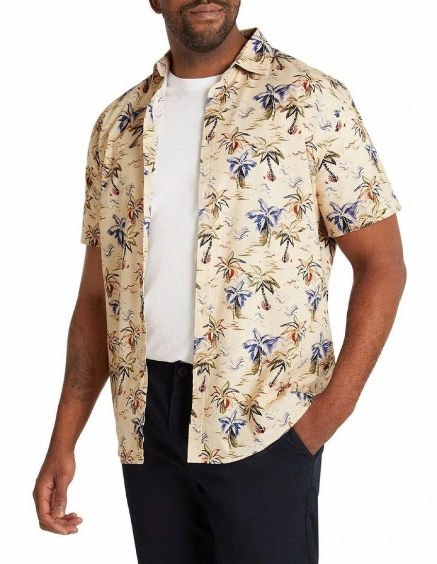 Big & Tall * | Johnny Bigg New Threads Retro Hawaiian Print Shirt In Multi Assorted