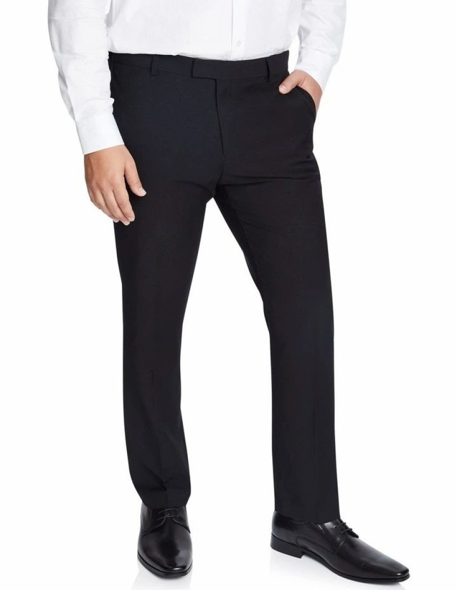 Suiting & Occasionwear * | Johnny Bigg Official Raymond Slim Elastic Pant Black