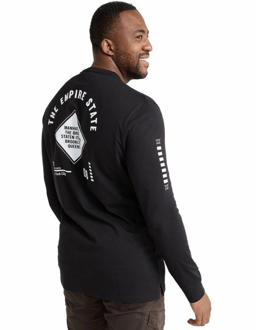 Clothing * | Johnny Bigg New Empire State Long Sleeve Top In Black