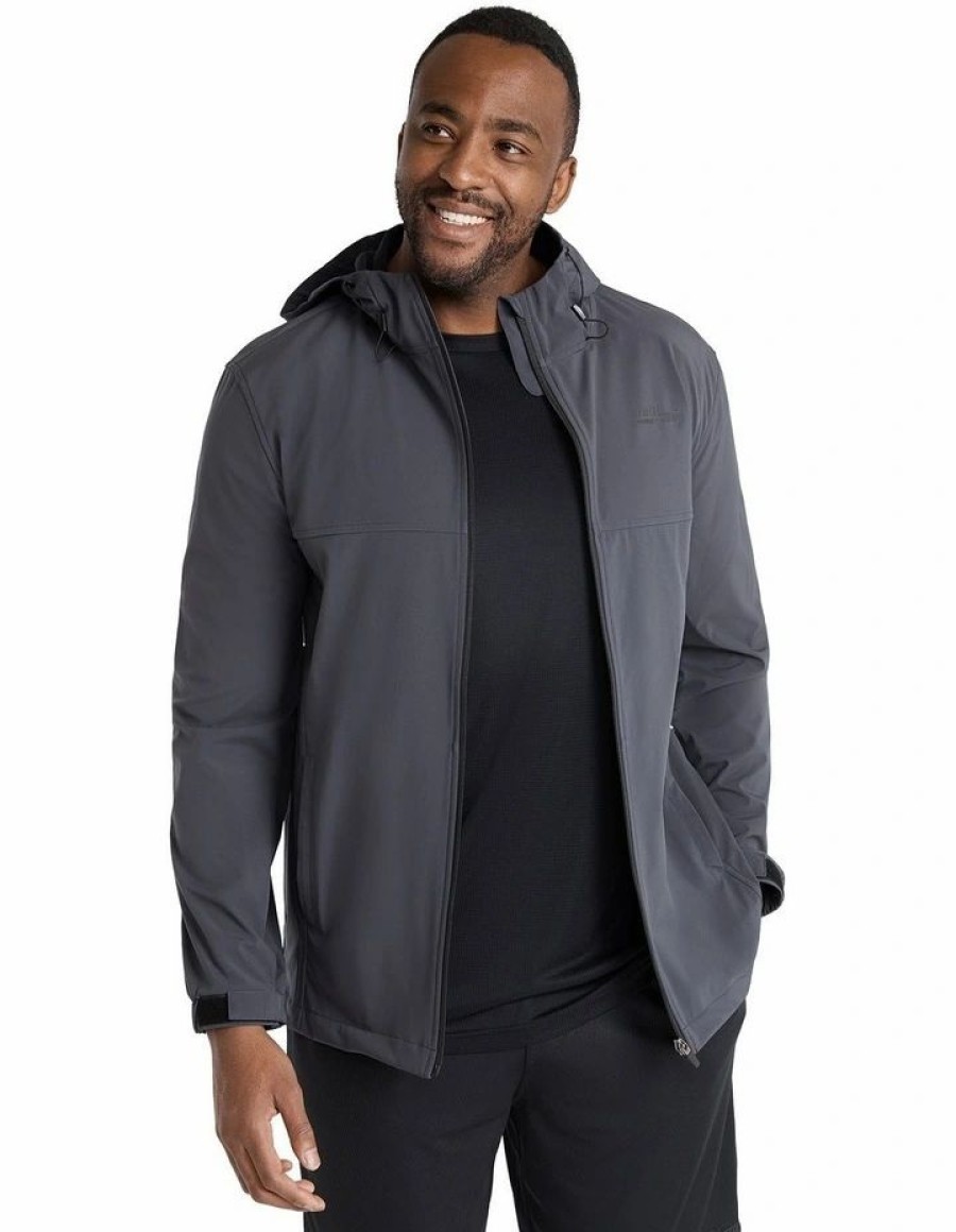 Big & Tall * | Johnny Bigg Clearance Active Jacket In Charcoal