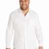 Big & Tall * | Johnny Bigg Original Anders Linen Shirt In White