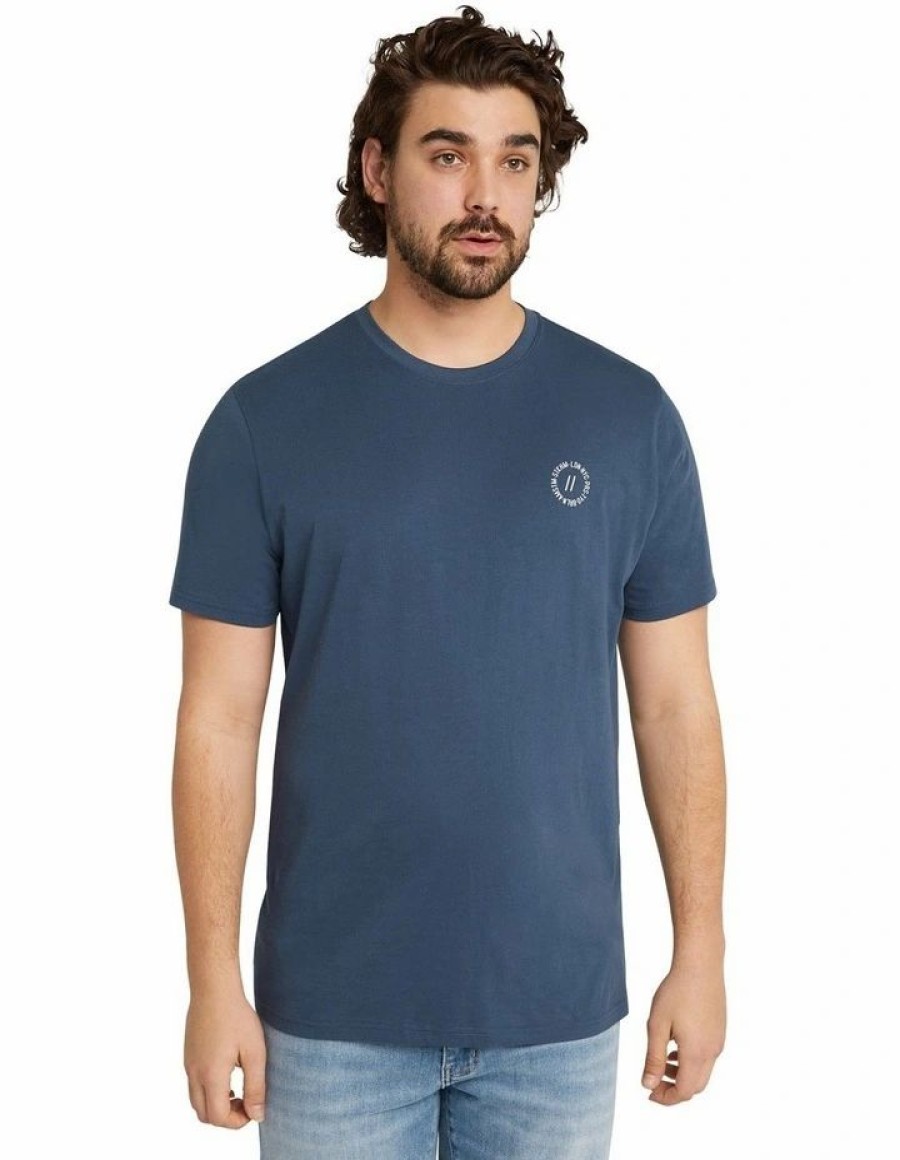 Clothing * | Johnny Bigg Official 1976 Crew Neck Tee In Marine