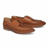 Shoes * | Johnny Bigg Clearance Cohen Woven Lace Up Shoe In Tan