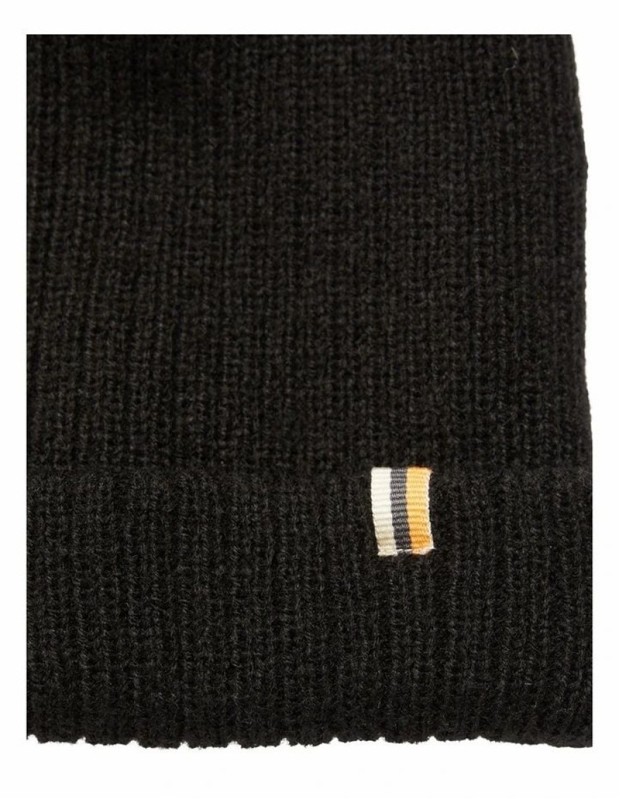 Accessories * | Johnny Bigg Typical Style Knit Beanie In Black