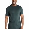 Clothing * | Johnny Bigg Typical Style Active Panel Tee In Green Forest