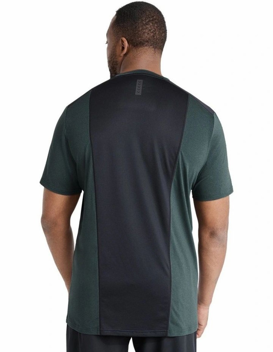 Clothing * | Johnny Bigg Typical Style Active Panel Tee In Green Forest