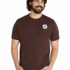 Clothing * | Johnny Bigg Typical Style Carpe Diem Longline Tee In Brown Chocolate