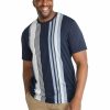 Clothing * | Johnny Bigg Official Jones Vertical Stripe Tee In Navy