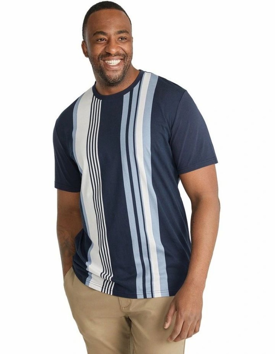 Clothing * | Johnny Bigg Official Jones Vertical Stripe Tee In Navy