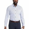 Suiting & Occasionwear * | Johnny Bigg Original The Goldman Print Stretch Long Sleeve Shirt White