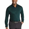 Suiting & Occasionwear * | Johnny Bigg Classical Hamilton Stretch Dress Shirt In Green Emerald