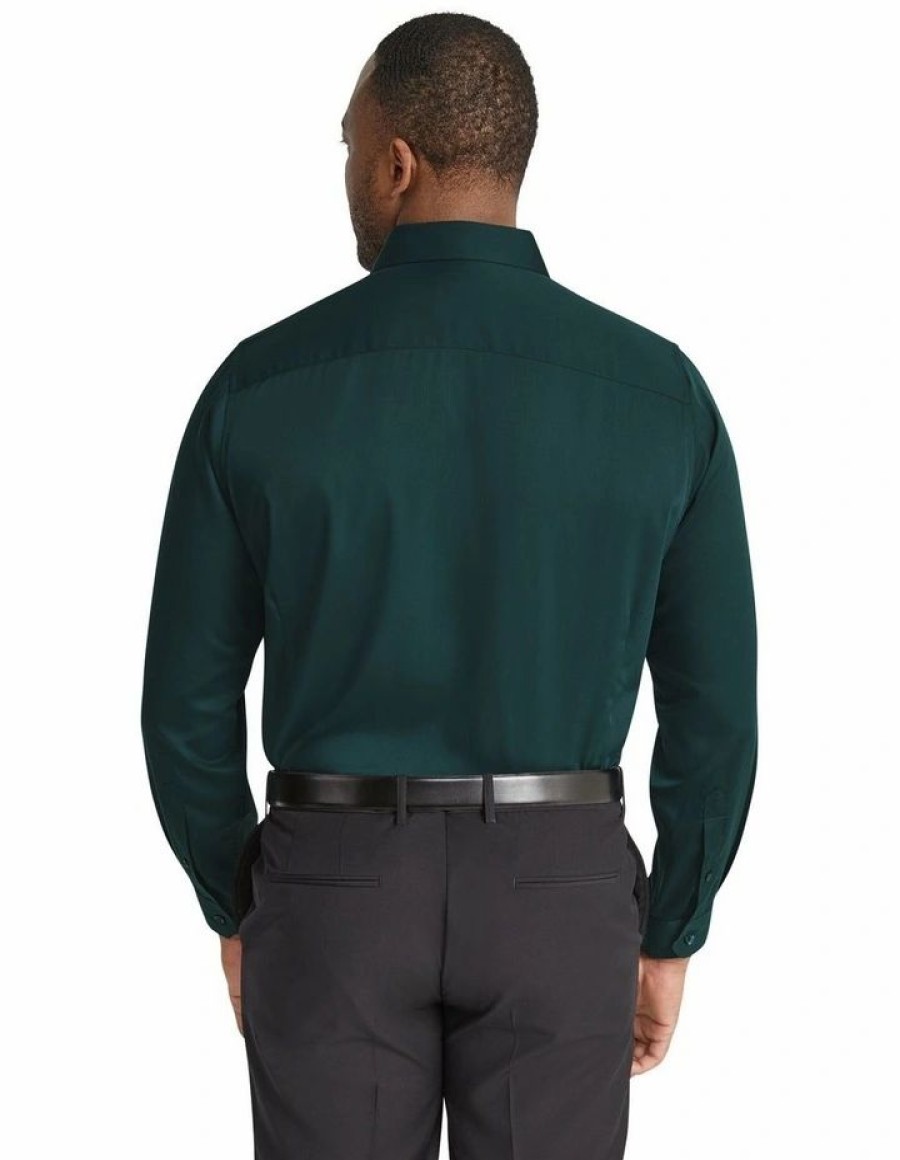 Suiting & Occasionwear * | Johnny Bigg Classical Hamilton Stretch Dress Shirt In Green Emerald