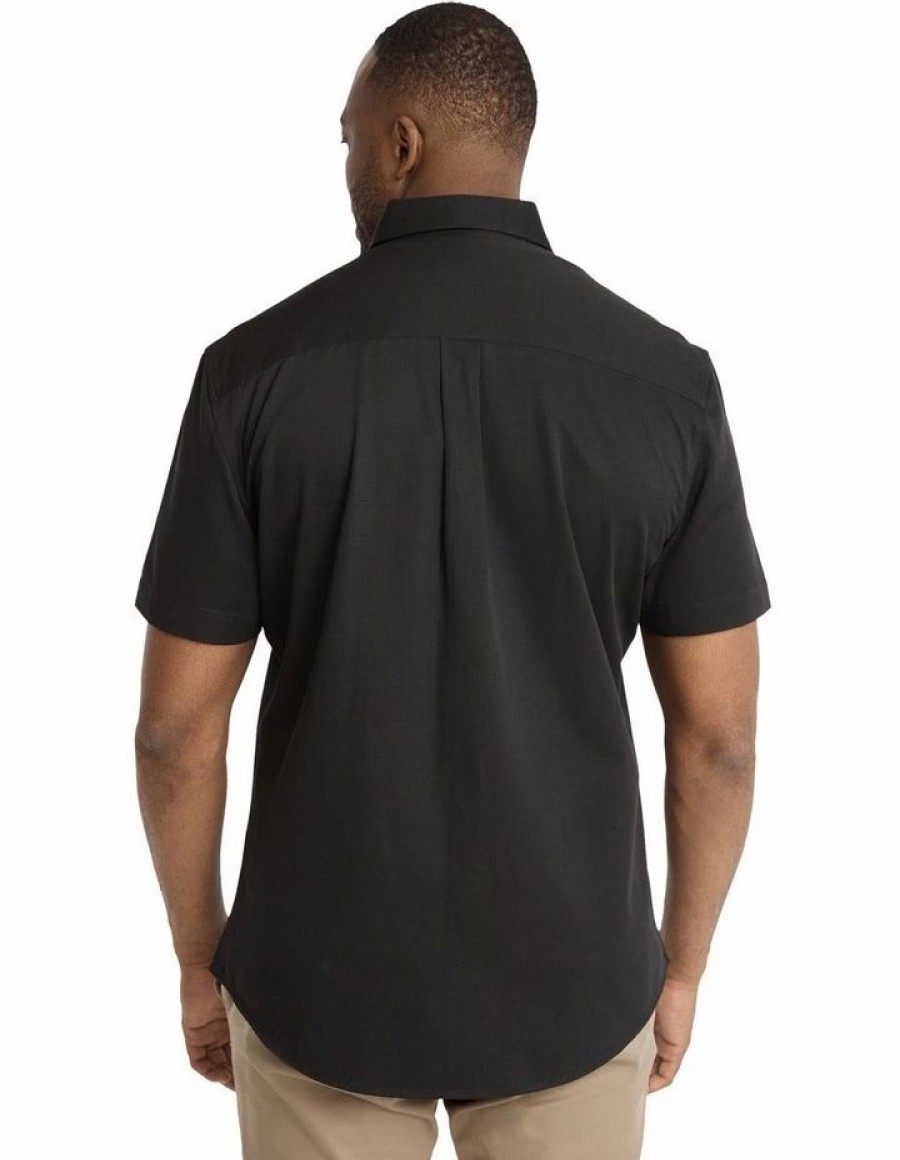 Big & Tall * | Johnny Bigg Hot Sell Reno Twill Shirt In Black