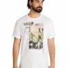 Clothing * | Johnny Bigg Clearance Tokyo Print Crew Neck Tee In White