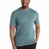 Clothing * | Johnny Bigg Bestsellers Essential Crew Neck Tee In Atlantic Blue Artic Blue