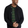 Big & Tall * | Johnny Bigg Cheaper Sampson Chunky Rib Cardigan In Black