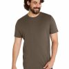 Clothing * | Johnny Bigg Hot Sell Essential Crew Neck Tee In Chocolate Brown