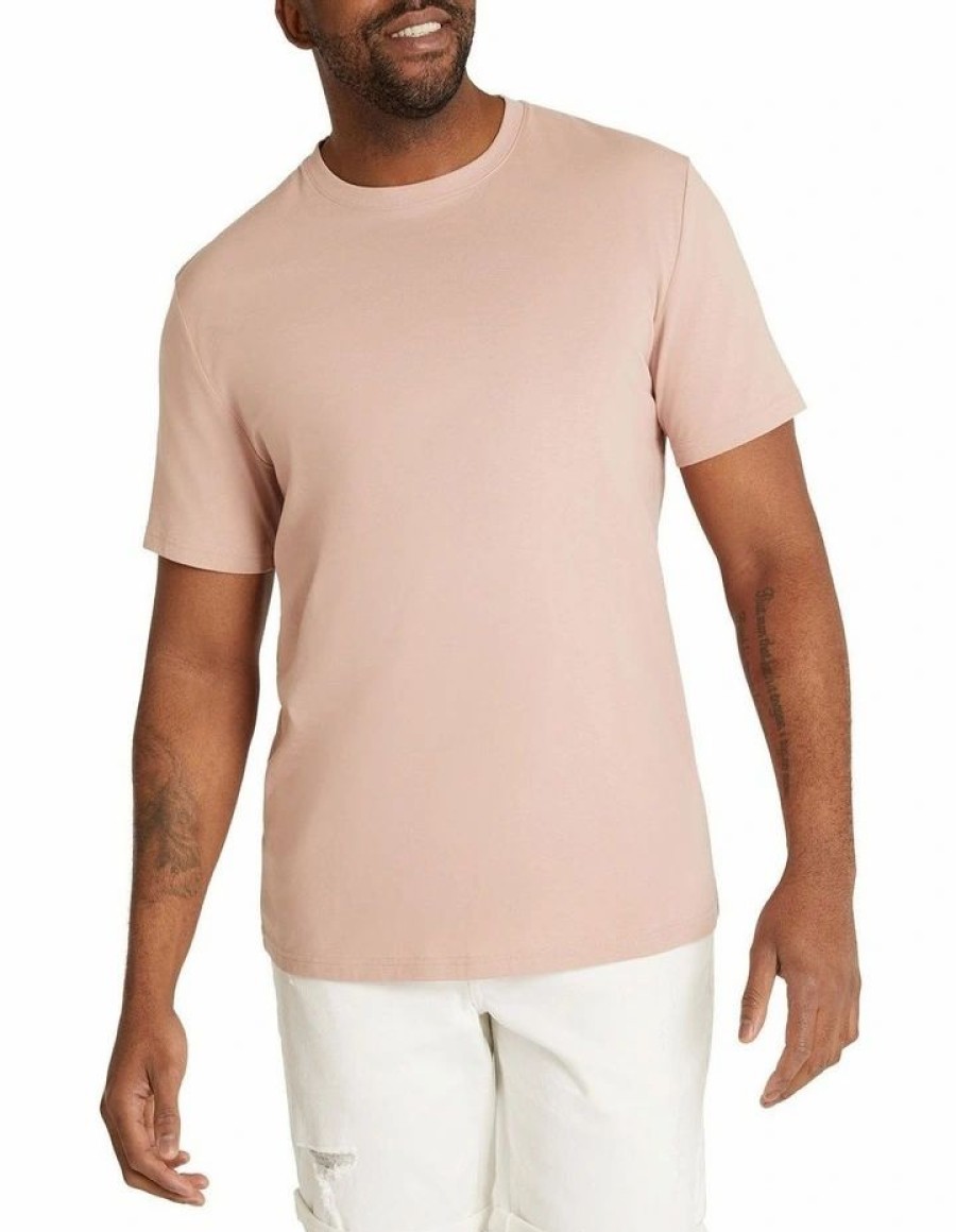 Clothing * | Johnny Bigg Cheaper Essential Crew Neck Tee In Blush