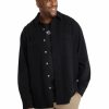 Accessories * | Johnny Bigg Hot Sell Kendrick Twill Overshirt In Black