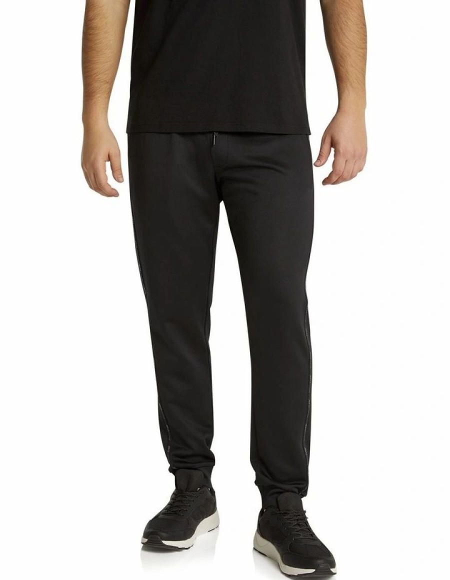 Clothing * | Johnny Bigg Premium The Active Branded Trackpant Black