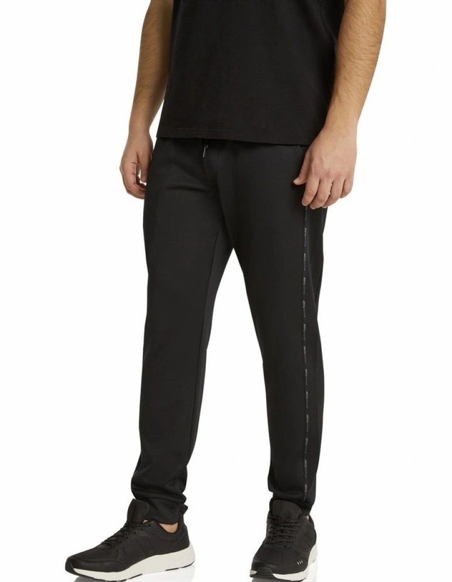 Clothing * | Johnny Bigg Premium The Active Branded Trackpant Black