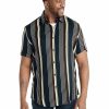 Big & Tall * | Johnny Bigg Outlet Sale Harley Stripe Shirt In Navy