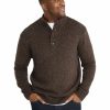 Big & Tall * | Johnny Bigg Original Aspin Chunky Sweater In Brown